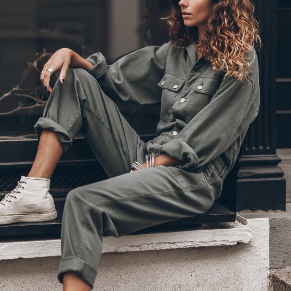 Mikuta - THE GREEN JUMPSUIT - Size M